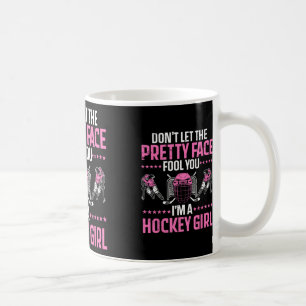 Fun Hockey Art for Women Girls Hockey Player Sport Kaffeetasse