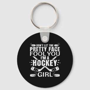 Fun Hockey Art for Women Girls Hockey Player Sport Schlüsselanhänger