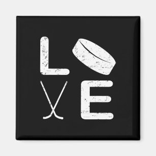 Fun Hockey Design für Kinder Männer Eishockey Pl Magnet