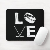 Fun Hockey Design für Kinder Männer Eishockey Pl Mousepad (Mit Mouse)