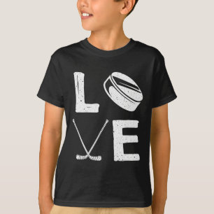 Fun Hockey Design für Kinder Männer Eishockey Pl T-Shirt