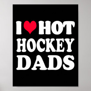Fun Hockey I Liebe Hot Hockey Vater Poster