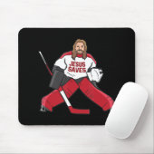 Fun Hockey Jesus Rette Hockey Goalie Mousepad (Mit Mouse)