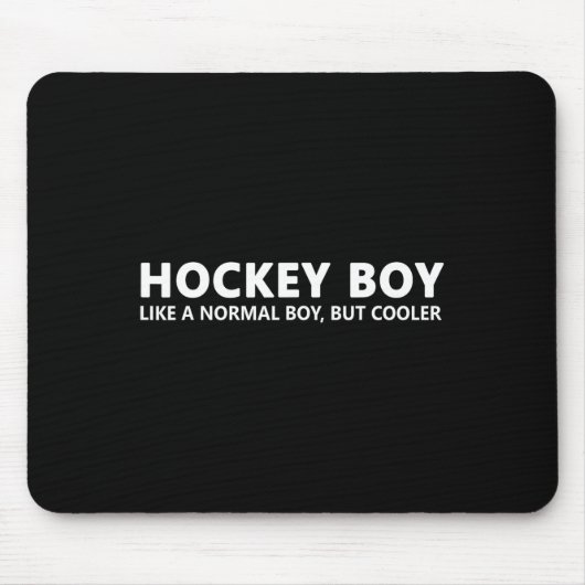 Fun Hockey Son Ice Hockey Boy Mousepad (Vorne)