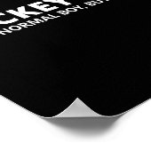 Fun Hockey Son Ice Hockey Boy Poster (Ecke)