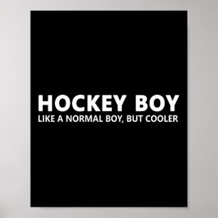 Fun Hockey Son Ice Hockey Boy Poster