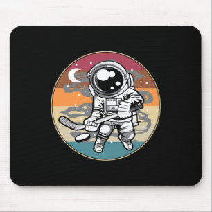 Fun Hockey Spieler Kosmonaut Jungs Kinder Geschenk Mousepad