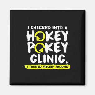 Fun Hokey Pokey Klinik Hockey Pokey Geschenk Magnet