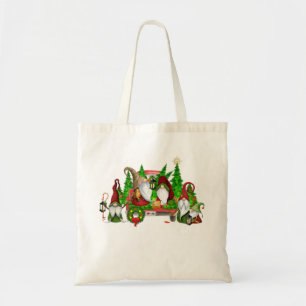 Fun Holiday Gnomes T - Shirt Tote Tasche