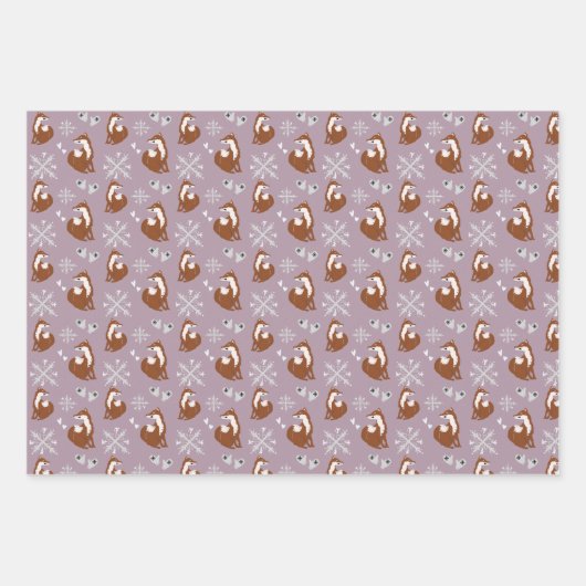 Fun Holiday Patterns versammelt Geschenkpapier Set (Vorderseite)