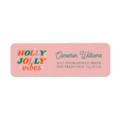 Fun Holly Jolly Vibes Weihnachtsdesign (Vorne)