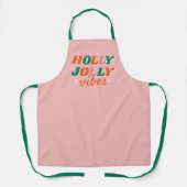 Fun Holly Jolly Vibes Weihnachtsdesign Schürze (Vorderseite)