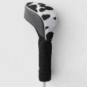 Fun Holstein Kuh verstecken Blick Golf Headcover (angewinkelt)