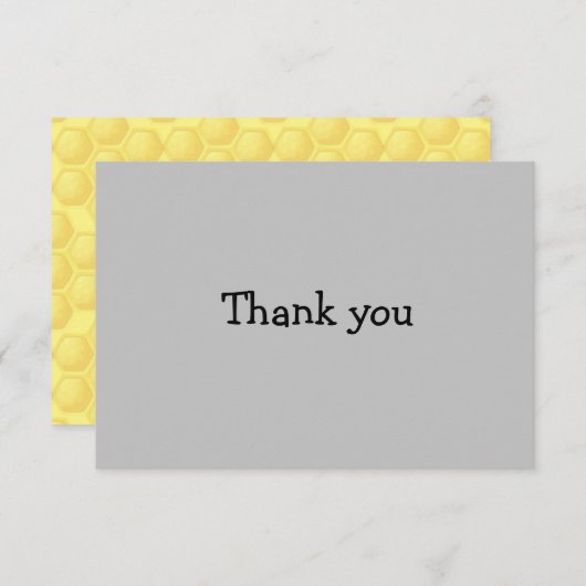 Fun Honey Bee Apiary Hive Vielen Dank Dankeskarte (Vorne/Hinten)