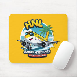 Fun Honolulu HNL Airport Code Mouse Pad Mousepad