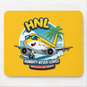 Fun Honolulu HNL Airport Code Mouse Pad Mousepad (Vorne)