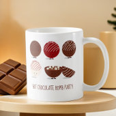 Fun Hot Chocolate Bomb Party Kaffeetasse