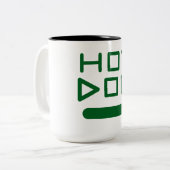 Fun Hot Dog Kaffee Tasse (Vorderseite Links)