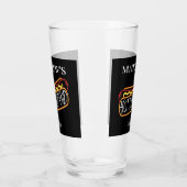 Fun Hot Dog Stand Trinkbehälter Soda Beer Pint Glas (Links)