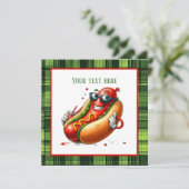 Fun Hotdog Liebhaber Party Einladung (Stehend Vorderseite)