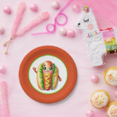 Fun Hotdog Liebhaber Party Pappteller (Party)