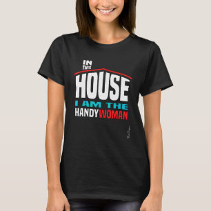 Fun House Women Professioneller Builder Proud Hand T-Shirt