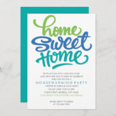 Fun Housewarming Party Einladung (Vorne/Hinten)