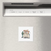 Fun Howdy Ghouls Western Halloween Fall Ghosts Wom Magnet (In Situ (Geschirrspüler))