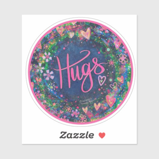 Fun Hugs Hübsch Boho Floral Inspirivity Sticker (Blatt)