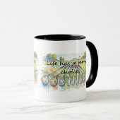 Fun Humor Golf Golfing Quote Life Choices Tasse (VorderseiteRechts)