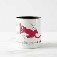 Fun Humorvolle Red Cat Scratching Cartoon Script