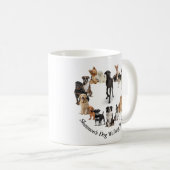 Fun Hund Rasse Haustiere Hunde laufen Kaffeetasse (VorderseiteRechts)