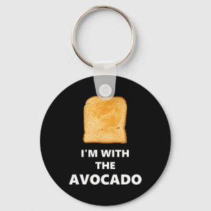 Fun i m with the Avocado's Toast Halloween Costume Schlüsselanhänger