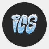 Fun Ice and Fire Costume Halloween Familie Matchin Runder Aufkleber (Vorderseite)