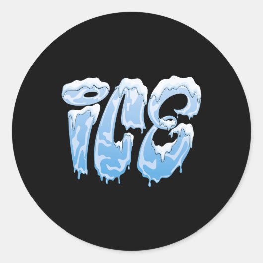 Fun Ice and Fire Costume Halloween Familie Matchin Runder Aufkleber (Vorderseite)