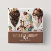 FUN ICE CREAM, Tipps geschätzt, Uni Geld Button (Vorderseite)