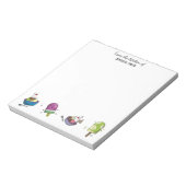 Fun Ice Creams Personalisiert Notepad Notizblock (Rotiert)