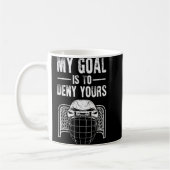 Fun Ice Hockey Goalie Design Kinder Männer Hockey Kaffeetasse (Links)