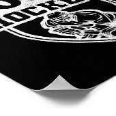 Fun Ice Hockey - Team Goon Captain Poster (Ecke)