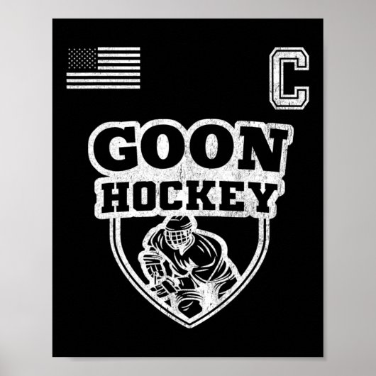 Fun Ice Hockey - Team Goon Captain Poster (Vorne)