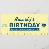 Fun Iconic Stick of Butter Grade A Birthday Einladung (Vorderseite)