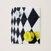 Fun Illusion Checkerboard Gold Silver Balls Puzzle (Vertikal)