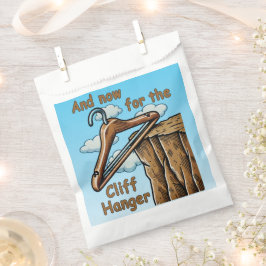Fun Image of Cliff Hanger with Playful Wordplay Geschenktütchen