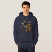 Fun Image of Cliff Hanger with Playful Wordplay Hoodie (Vorne ganz)