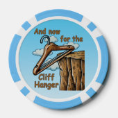 Fun Image of Cliff Hanger with Playful Wordplay Pokerchips (Rückseite)