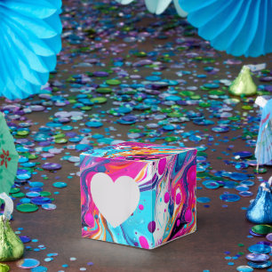 Fun Imitate flüssig gießen gefliestes Muster Geschenkschachtel