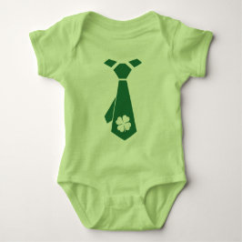 Fun Imitate Kleeblatt Krawatte St.Patrick's Day Baby T-shirt