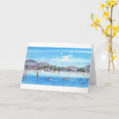 FUN IN MISSION BAY KARTE (Gelbe Blume)