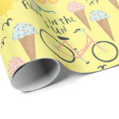 FUN IN THE SUN Sommerurlaub Geschenk Geschenkpapier (Rolleneckpunkt)