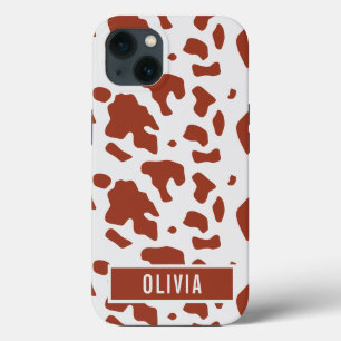 Fun Individuelle Name Ayrshire Kuh Tierbild Case-Mate iPhone Hülle